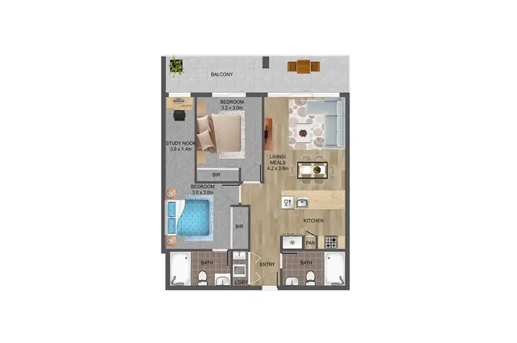 Floorplan of Homely apartment listing, 503A/118 Cairnlea Drive, Cairnlea VIC 3023