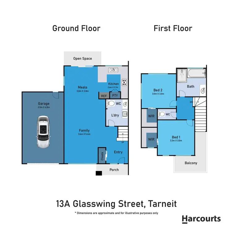 Floorplan of Homely house listing, 13a Glasswing Street, Tarneit VIC 3029