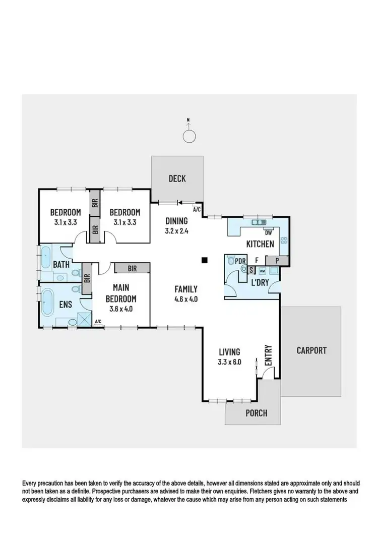 Floorplan of Homely unit listing, 2/55A Parker Street, Templestowe Lower VIC 3107