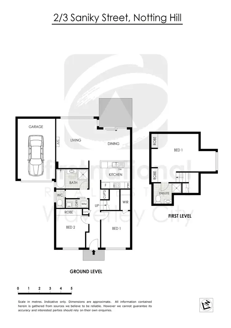 Floorplan of Homely townhouse listing, 2/3 Saniky Street, Notting Hill VIC 3168