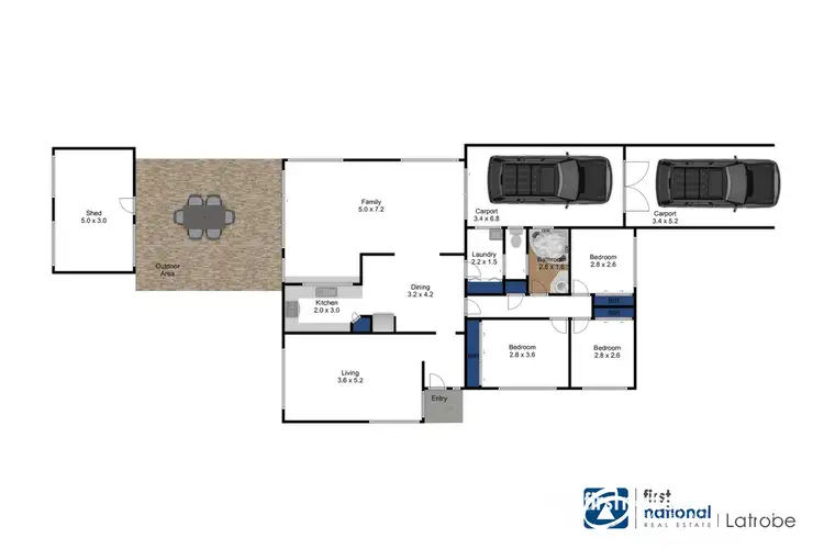 Floorplan of Homely house listing, 37 Stuart Street, Traralgon VIC 3844