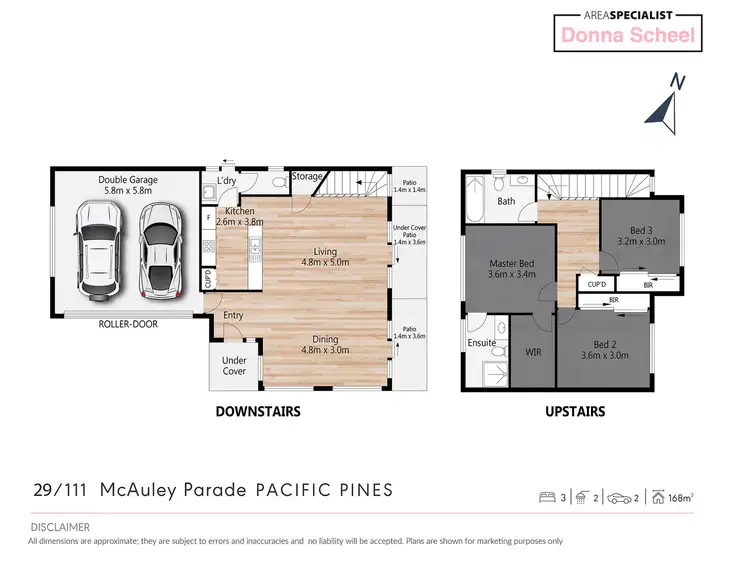 Floorplan of Homely unit listing, 29/111 McAuley Parade, Pacific Pines QLD 4211