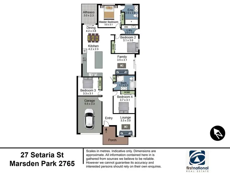 Floorplan of Homely house listing, 27 Setaria Street, Marsden Park NSW 2765