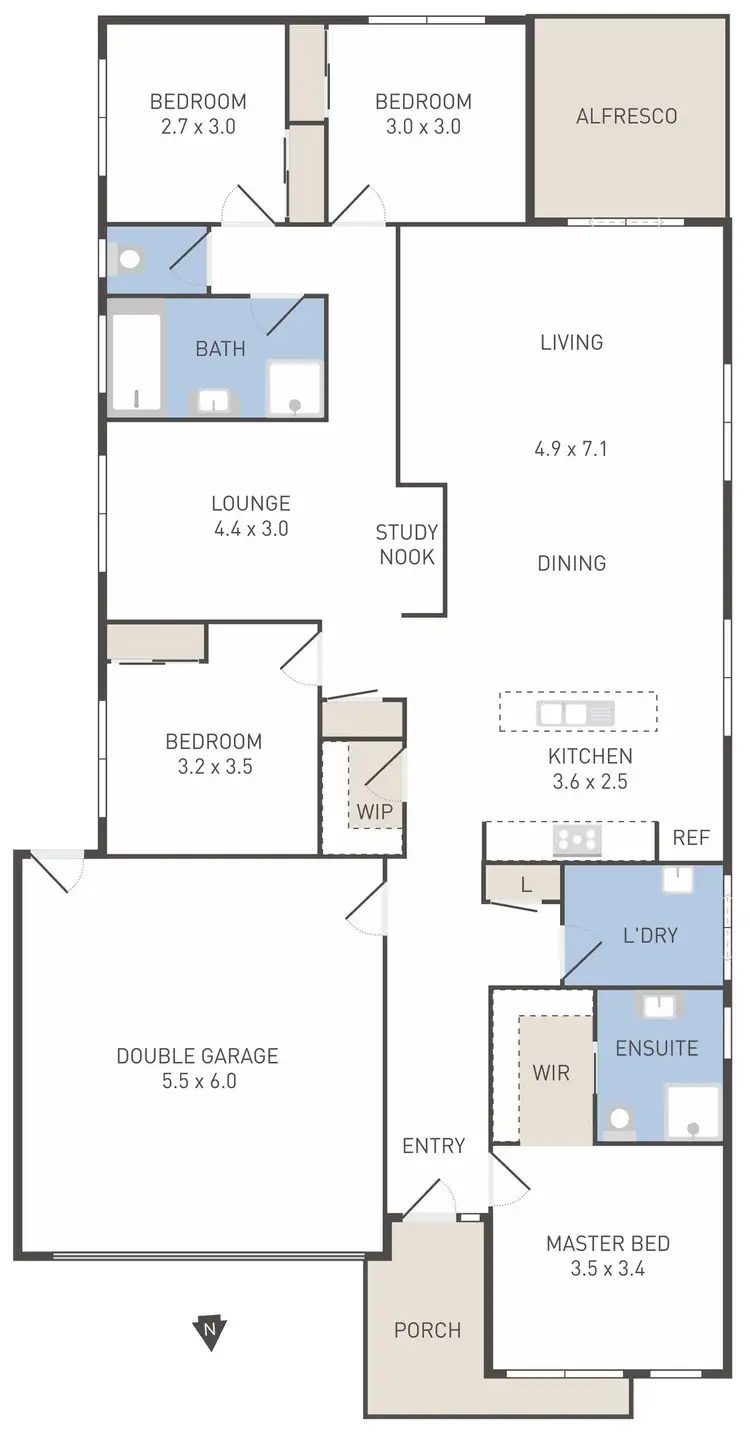 Floorplan of Homely house listing, 81 Alfred Road, Werribee VIC 3030