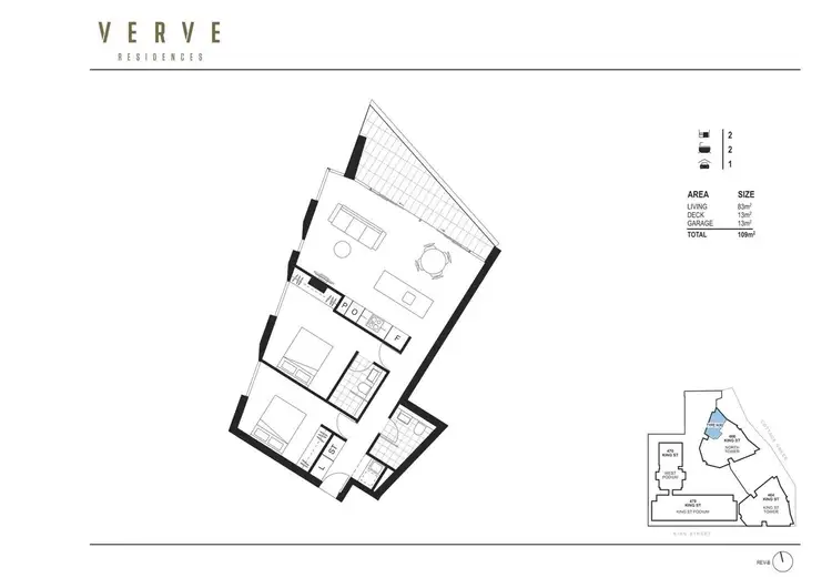 Floorplan of Homely apartment listing, 604/466 King Street, Newcastle NSW 2300