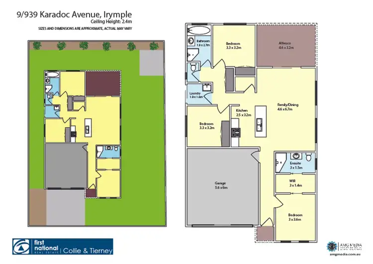 Floorplan of Homely townhouse listing, 9/939 Karadoc Avenue, Irymple VIC 3498