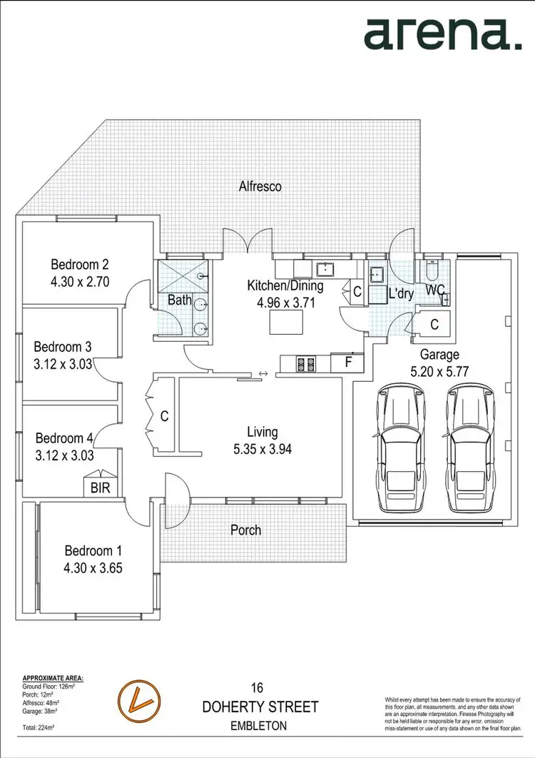 Floorplan of Homely house listing, 16 Doherty Street, Embleton WA 6062