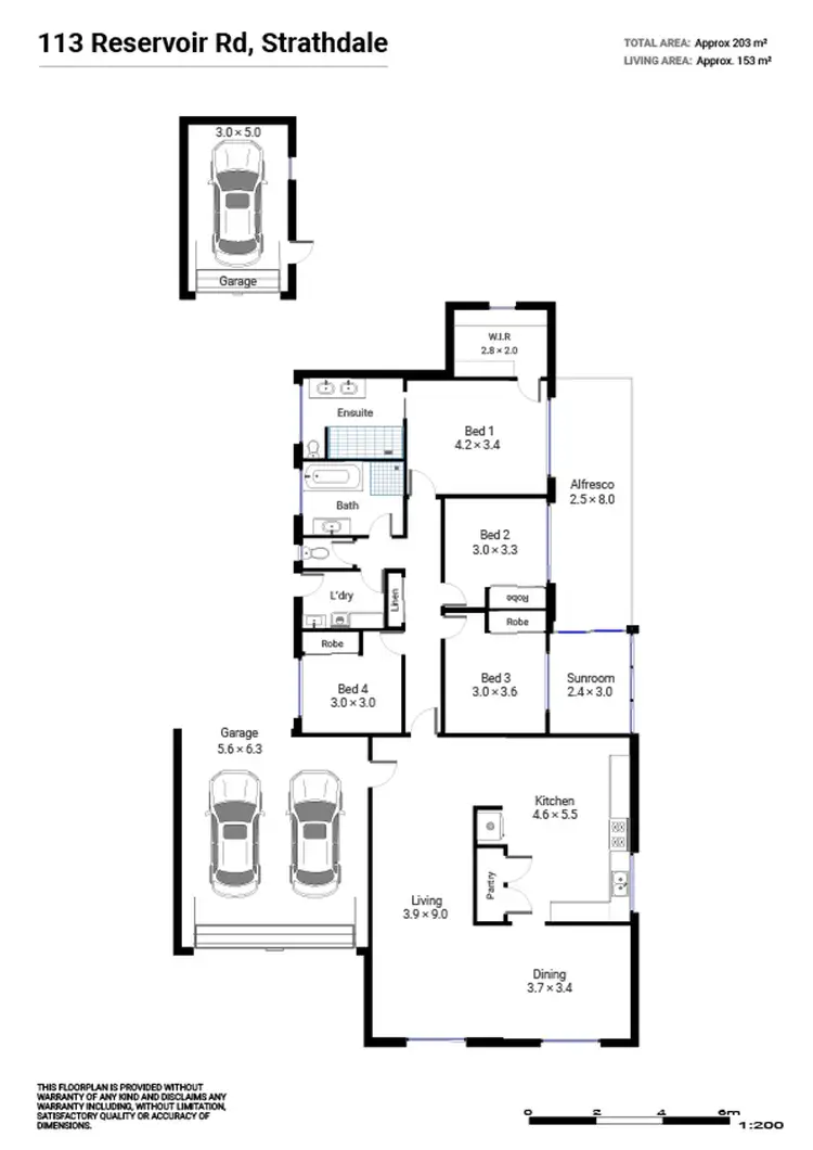 Floorplan of Homely house listing, 113 Reservoir Road, Strathdale VIC 3550
