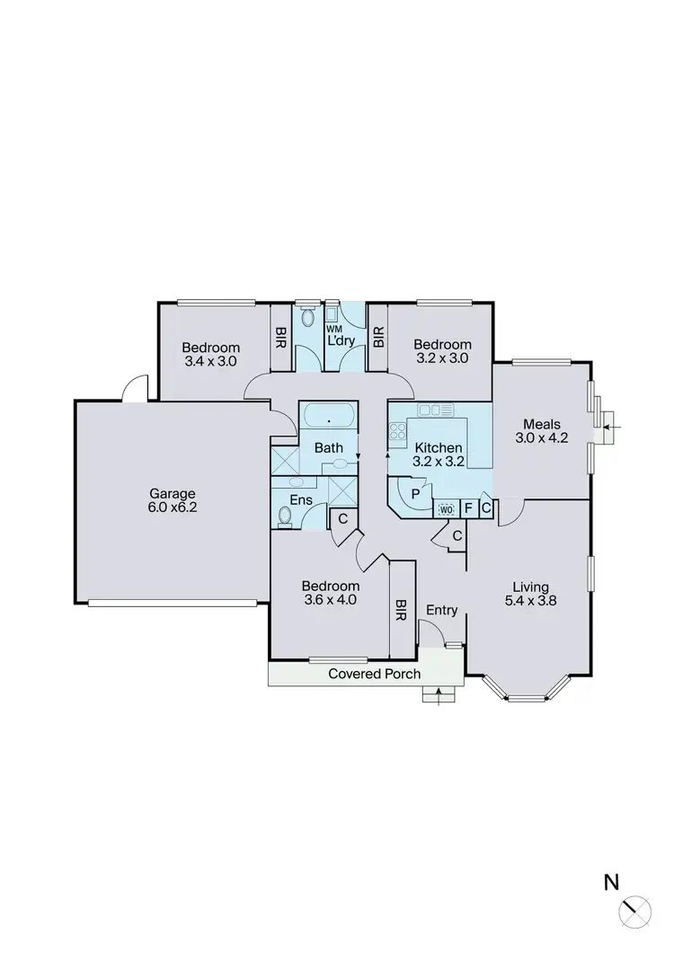 Floorplan of Homely unit listing, 4/51 Regent Street, Mount Waverley VIC 3149