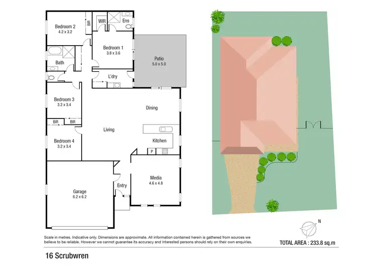 Floorplan of Homely house listing, 16 Scrubwren Circuit, Bohle Plains QLD 4817