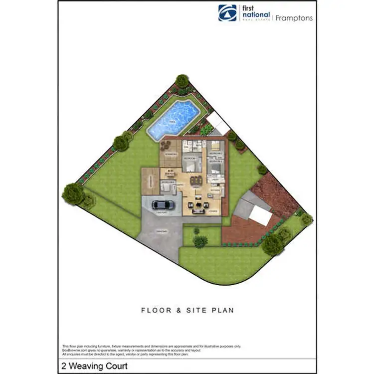 Floorplan of Homely house listing, 2 Weaving Court, Araluen NT 870