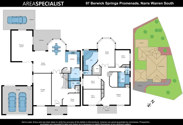 Floorplan of Homely house listing, 97 Berwick Springs Promenade, Narre Warren South VIC 3805