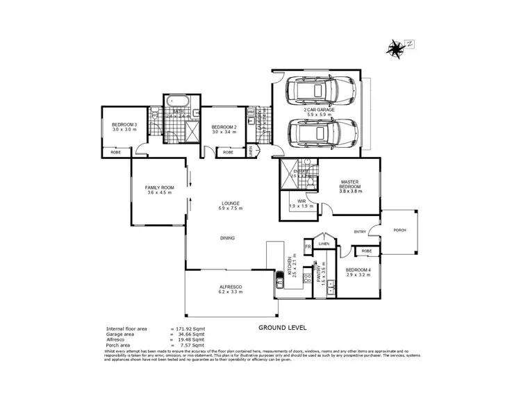 Floorplan of Homely house listing, 84 Webcke Crescent, Kleinton QLD 4352