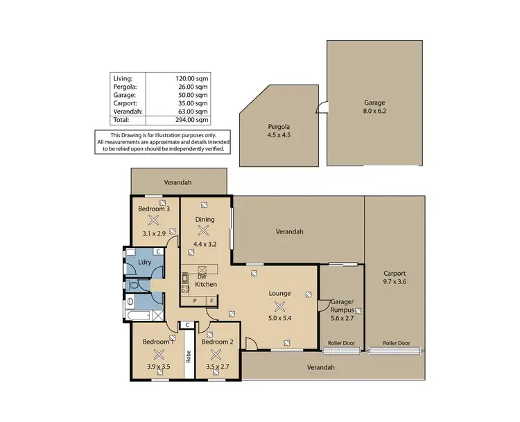 Floorplan of Homely house listing, 13 Manya Crescent, Craigmore SA 5114