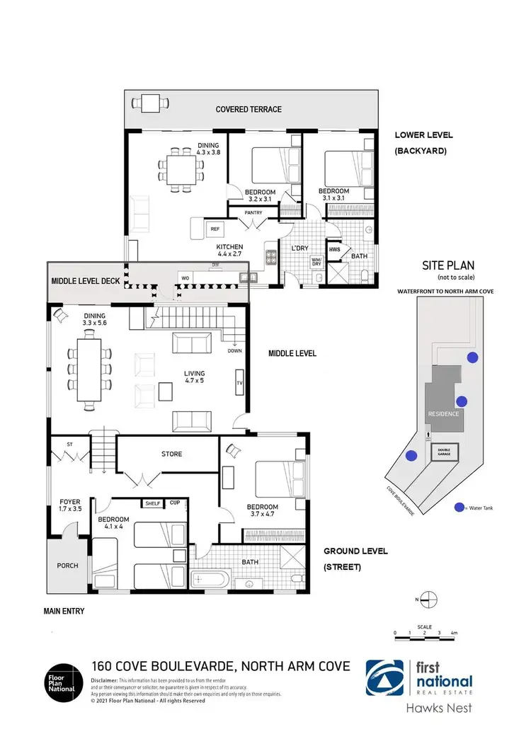Floorplan of Homely house listing, 160 Cove Boulevard, North Arm Cove NSW 2324
