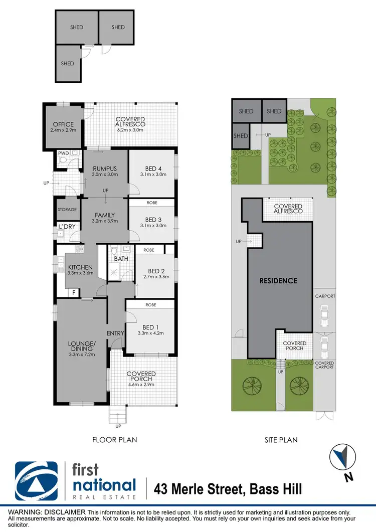 Floorplan of Homely house listing, 43 Merle Street, Bass Hill NSW 2197