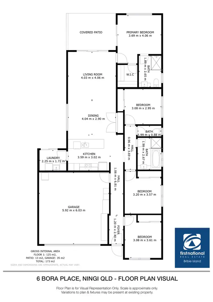 Floorplan of Homely house listing, 6 Bora Place, Ningi QLD 4511