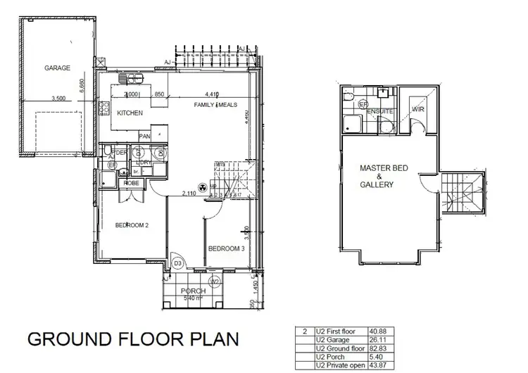Floorplan of Homely townhouse listing, 2/10 Sunrise Court, Springvale South VIC 3172