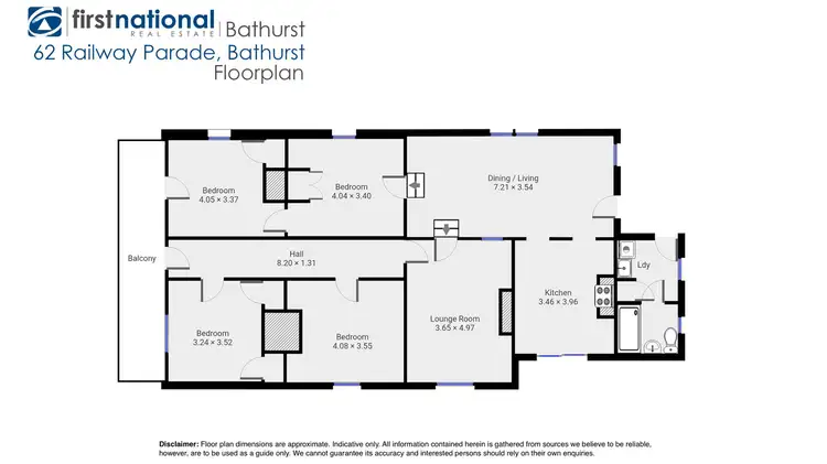 Floorplan of Homely house listing, 62 Railway Parade, Bathurst NSW 2795