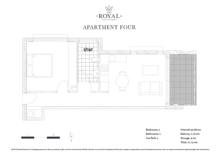 Floorplan of Homely apartment listing, 4/33 Prince Street, Randwick NSW 2031