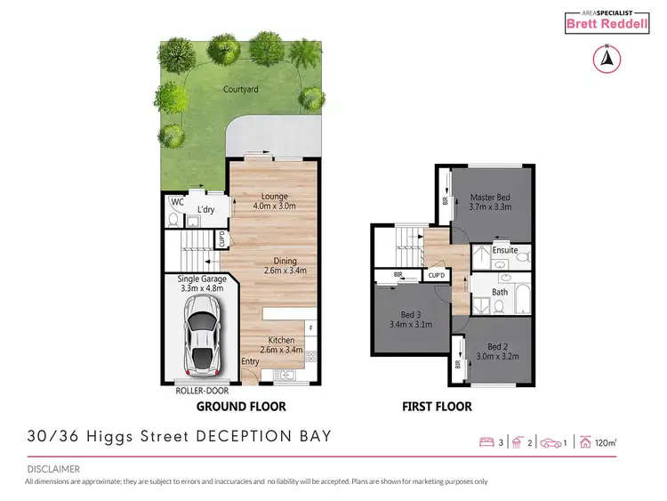 Floorplan of Homely unit listing, 30/36 Higgs Street, Deception Bay QLD 4508