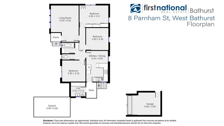 Floorplan of Homely house listing, 8 Parnham Street, West Bathurst NSW 2795