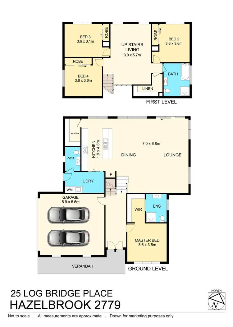 Floorplan of Homely house listing, 25 Log Bridge Place, Hazelbrook NSW 2779