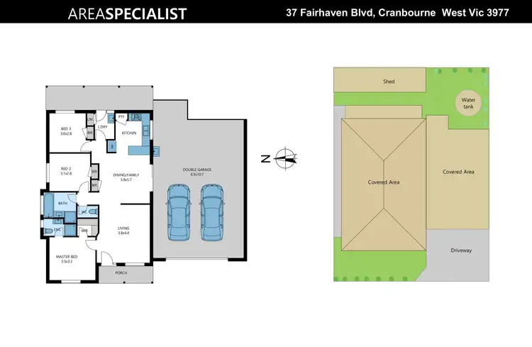 Floorplan of Homely house listing, 37 Fairhaven Boulevard, Cranbourne West VIC 3977