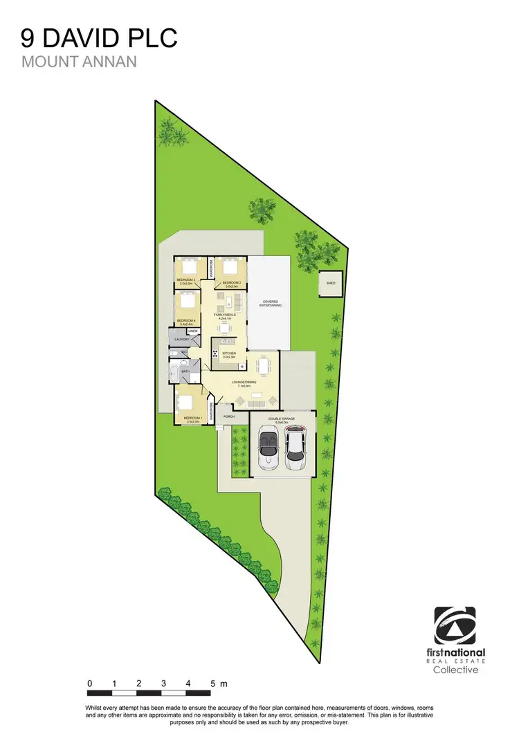 Floorplan of Homely house listing, 9 David Place, Mount Annan NSW 2567