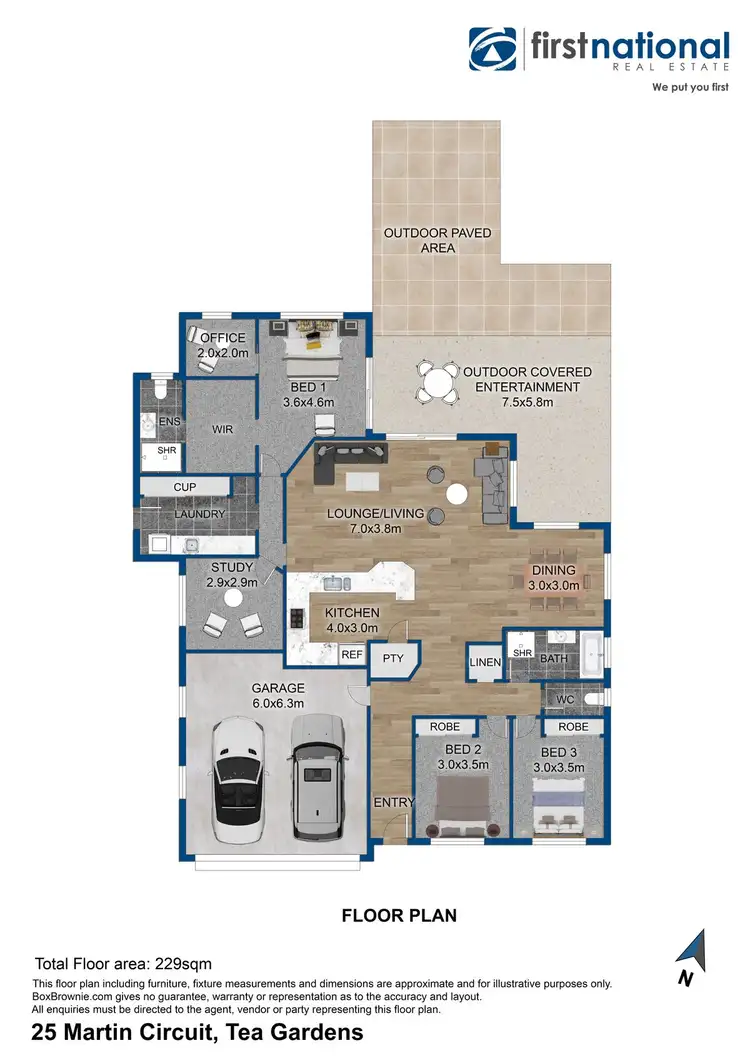 Floorplan of Homely house listing, 25 Martin Circuit, Tea Gardens NSW 2324