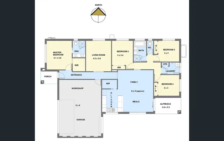 Floorplan of Homely house listing, 47 (L1515) Elwood Street, Pakenham VIC 3810