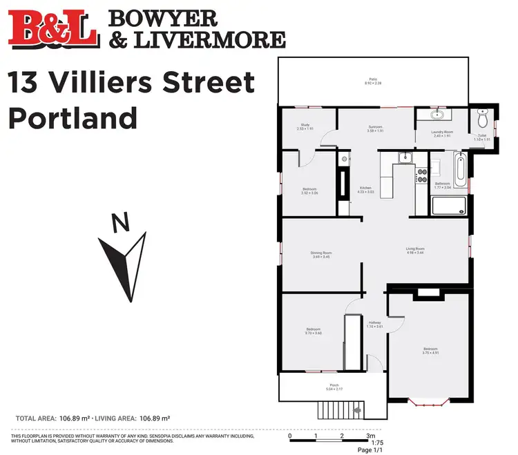 Floorplan of Homely house listing, 13 Villiers Street, Portland NSW 2847