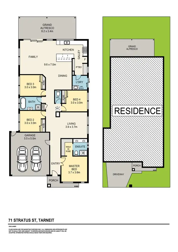 Floorplan of Homely house listing, 71 Stratus Street, Tarneit VIC 3029