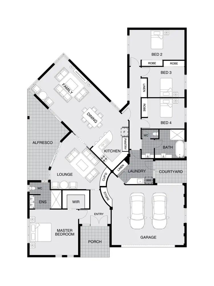 Floorplan of Homely house listing, 34 Macfarlane Burnet Avenue, Macgregor ACT 2615