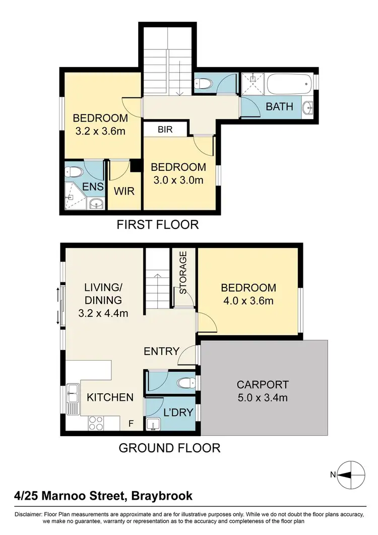 Floorplan of Homely unit listing, 4/25 Marnoo Street, Braybrook VIC 3019