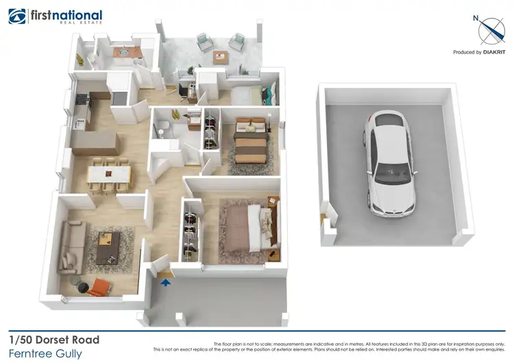 Floorplan of Homely unit listing, 1/50 Dorset Road, Ferntree Gully VIC 3156