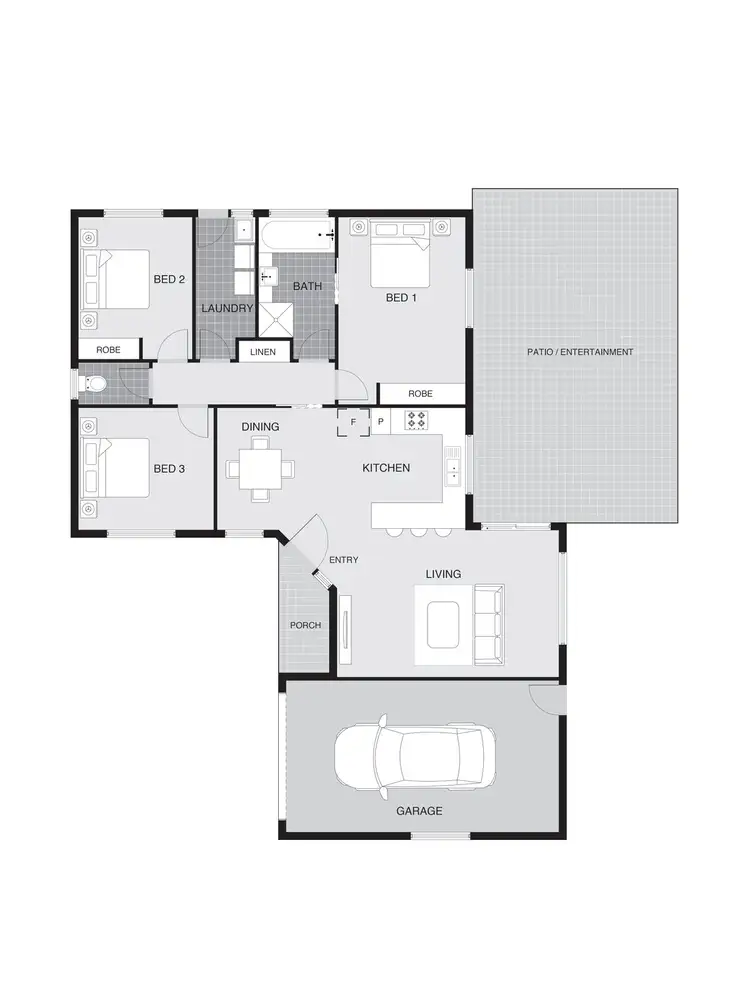 Floorplan of Homely townhouse listing, 14/37 Wyselaskie Circuit, Kambah ACT 2902