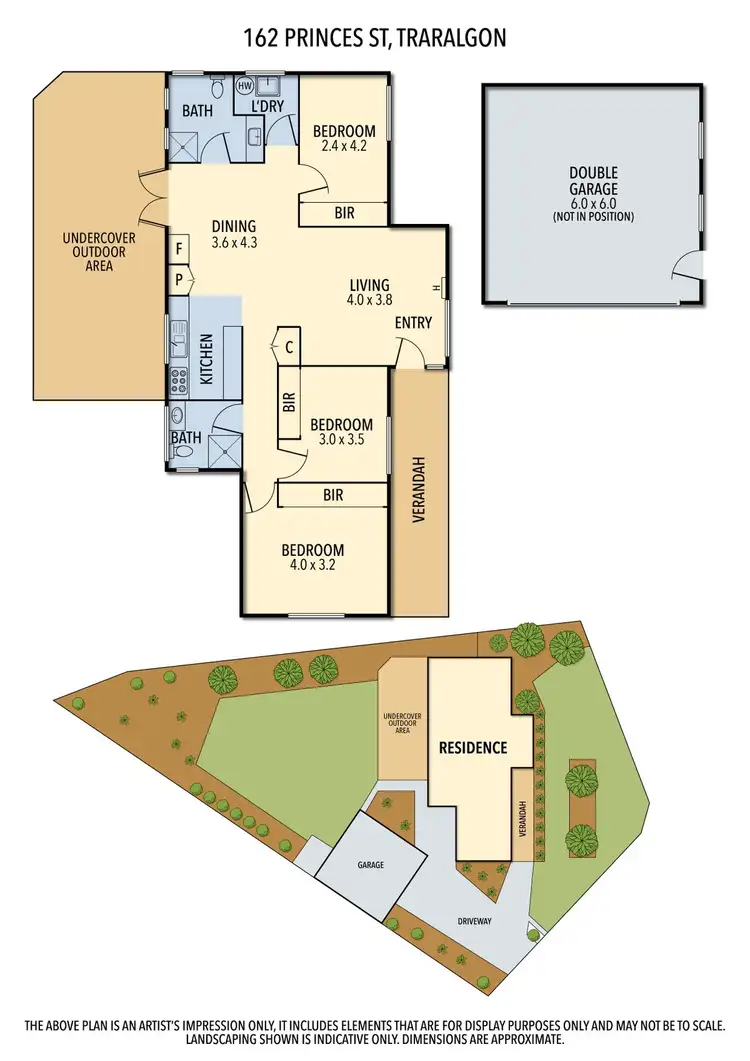 Floorplan of Homely house listing, 162 Princes Street, Traralgon VIC 3844