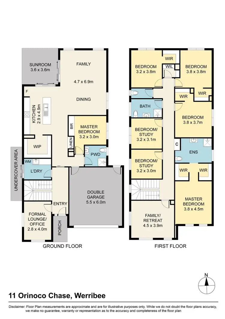 Floorplan of Homely house listing, 11 Orinoco Chase, Werribee VIC 3030