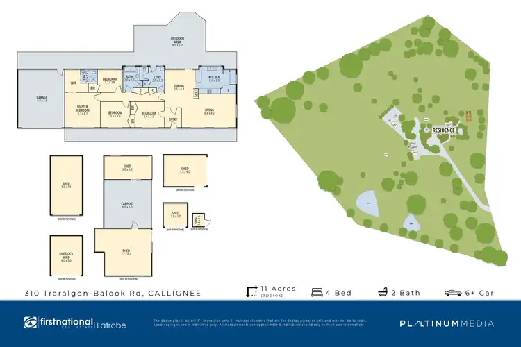 Floorplan of Homely house listing, 310 Traralgon-Balook Road, Callignee VIC 3844