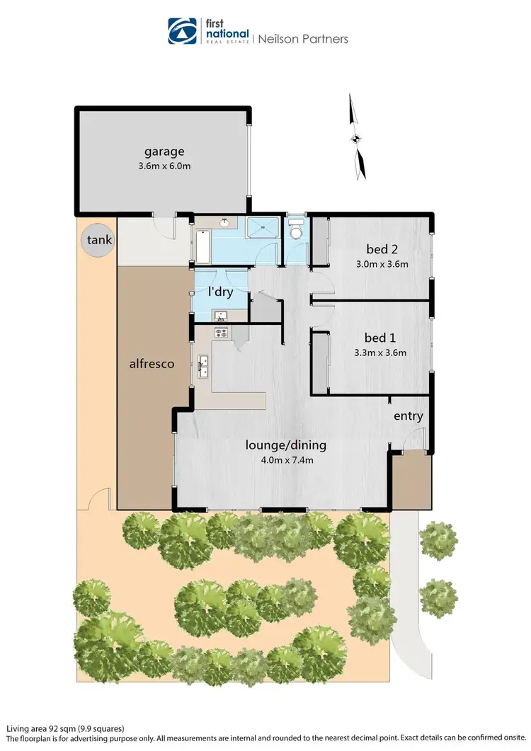 Floorplan of Homely unit listing, 1/4 Anderson Street, Pakenham VIC 3810