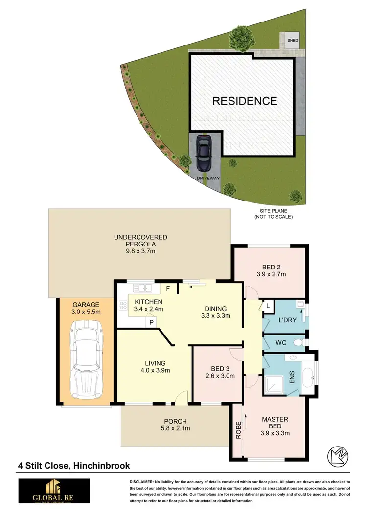 Floorplan of Homely house listing, 4 Stilt Close, Hinchinbrook NSW 2168