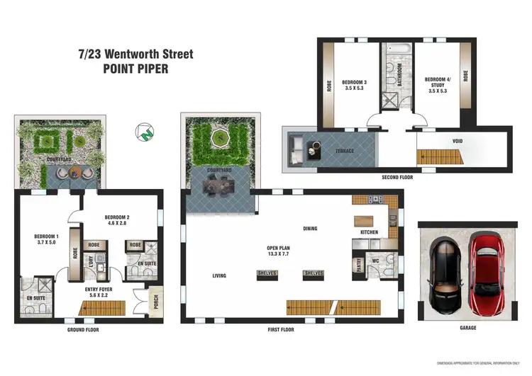 Floorplan of Homely apartment listing, 7/23 Wentworth Street, Point Piper NSW 2027