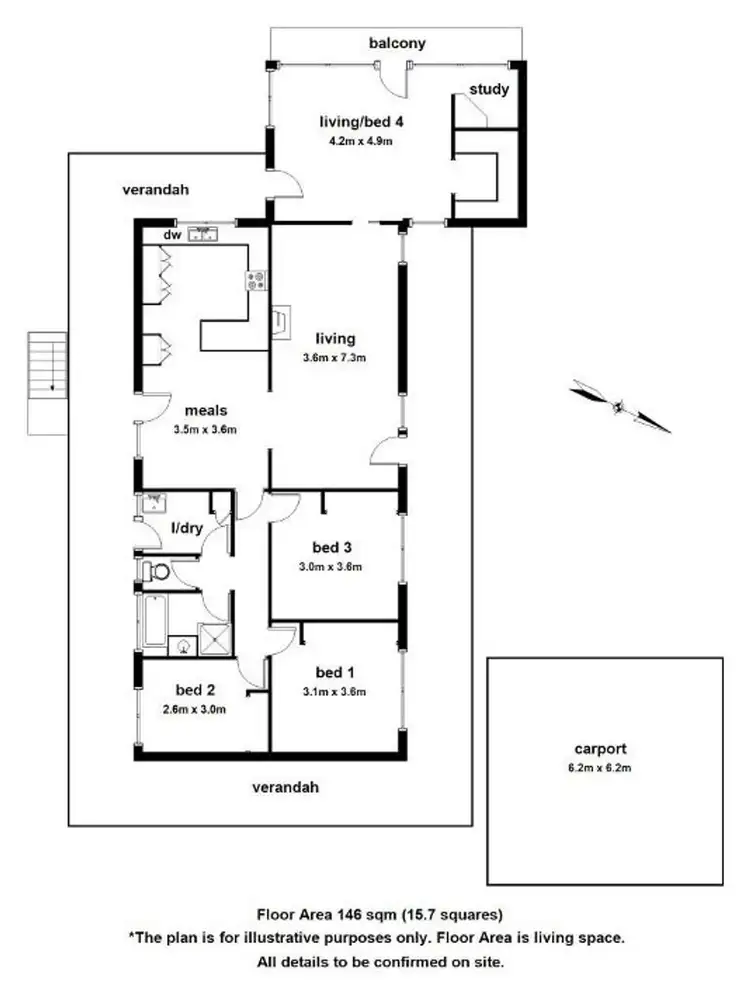 Floorplan of Homely house listing, 104 David Hill Road, Monbulk VIC 3793