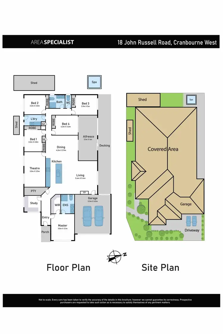 Floorplan of Homely house listing, 18 John Russell Road, Cranbourne West VIC 3977