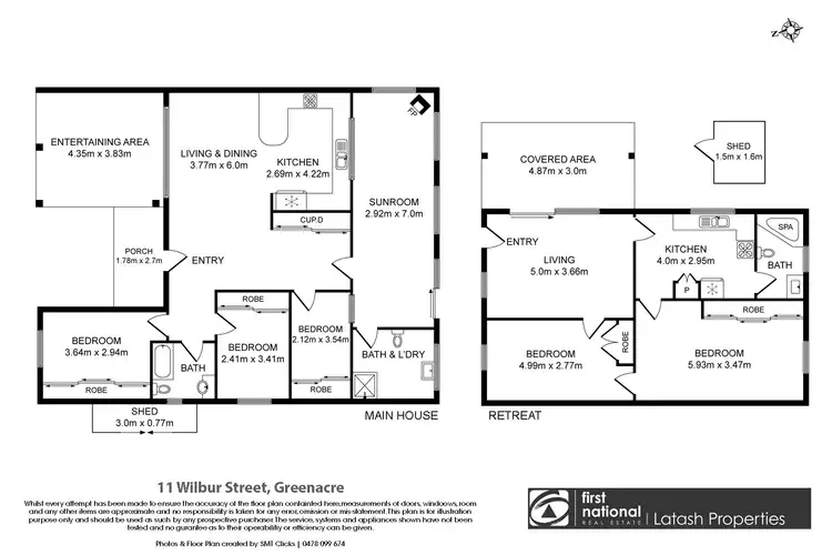 Floorplan of Homely house listing, 11 Wilbur Street, Greenacre NSW 2190