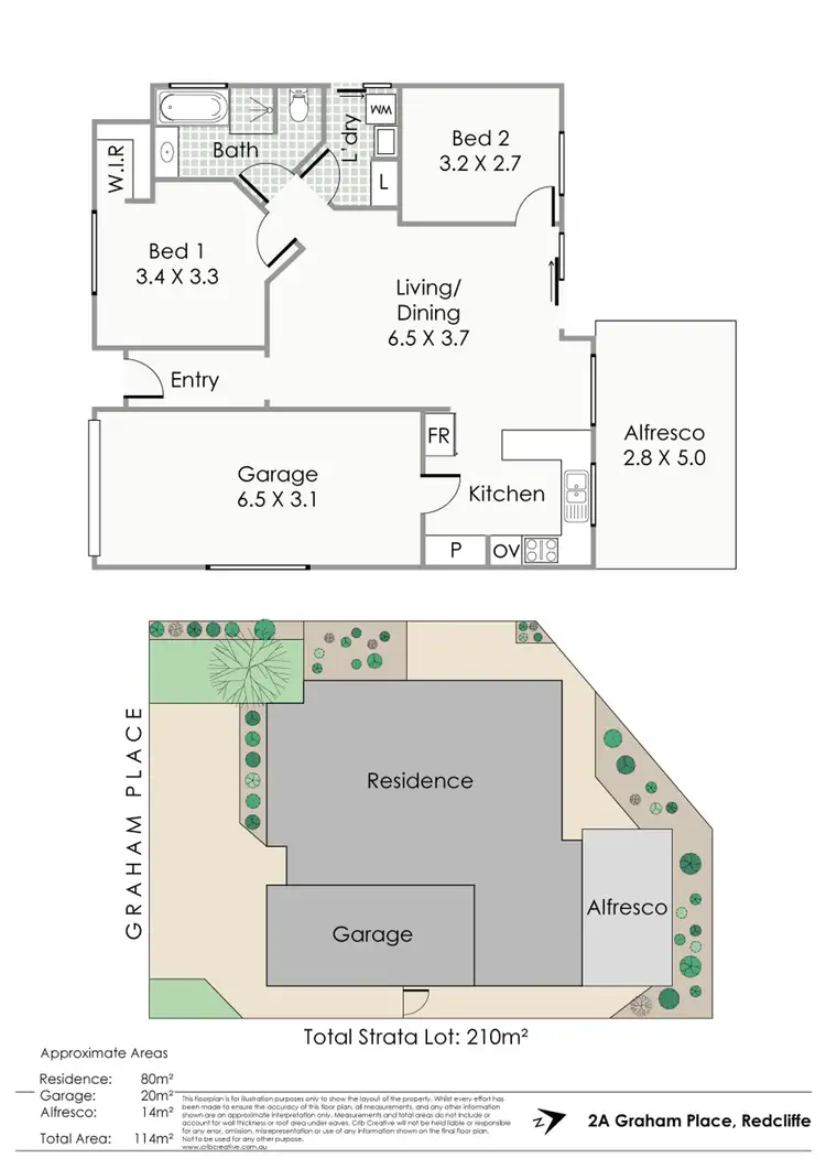 Floorplan of Homely house listing, 2A Graham Place, Redcliffe WA 6104