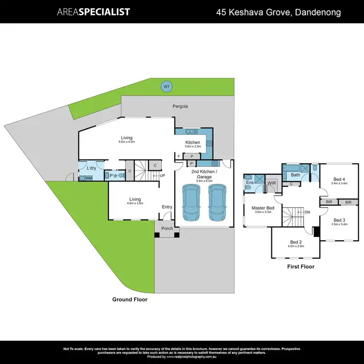 Floorplan of Homely house listing, 45 Keshava Grove, Dandenong VIC 3175
