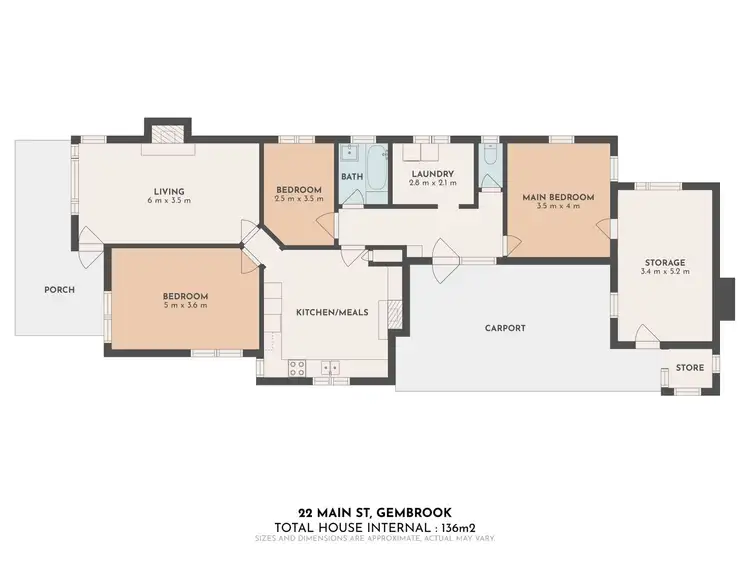 Floorplan of Homely house listing, 22 Main Street, Gembrook VIC 3783