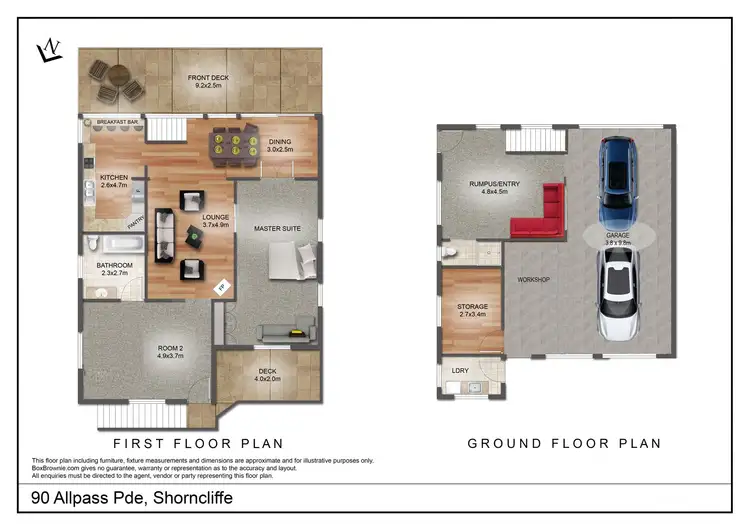 Floorplan of Homely house listing, 90 Allpass Parade, Shorncliffe QLD 4017